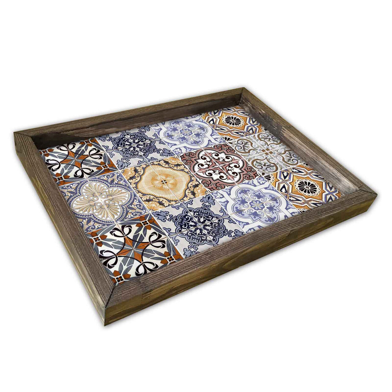 Tava pentru servire, AT-002, 30x40 cm, Multicolor - imagine 6
